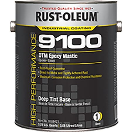 Rust-Oleum High Performance - 9100 System DTM Epoxy Mastic - Tint Bases - 1 Gallon - Deep 9108421